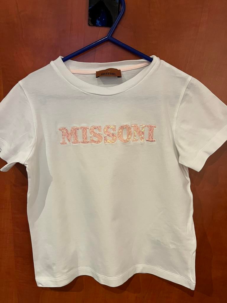 MISSONI shirt met lovertjes maat 116 origineel ZGAN, Missoni, Meisje, Ophalen of Verzenden, Zo goed als nieuw