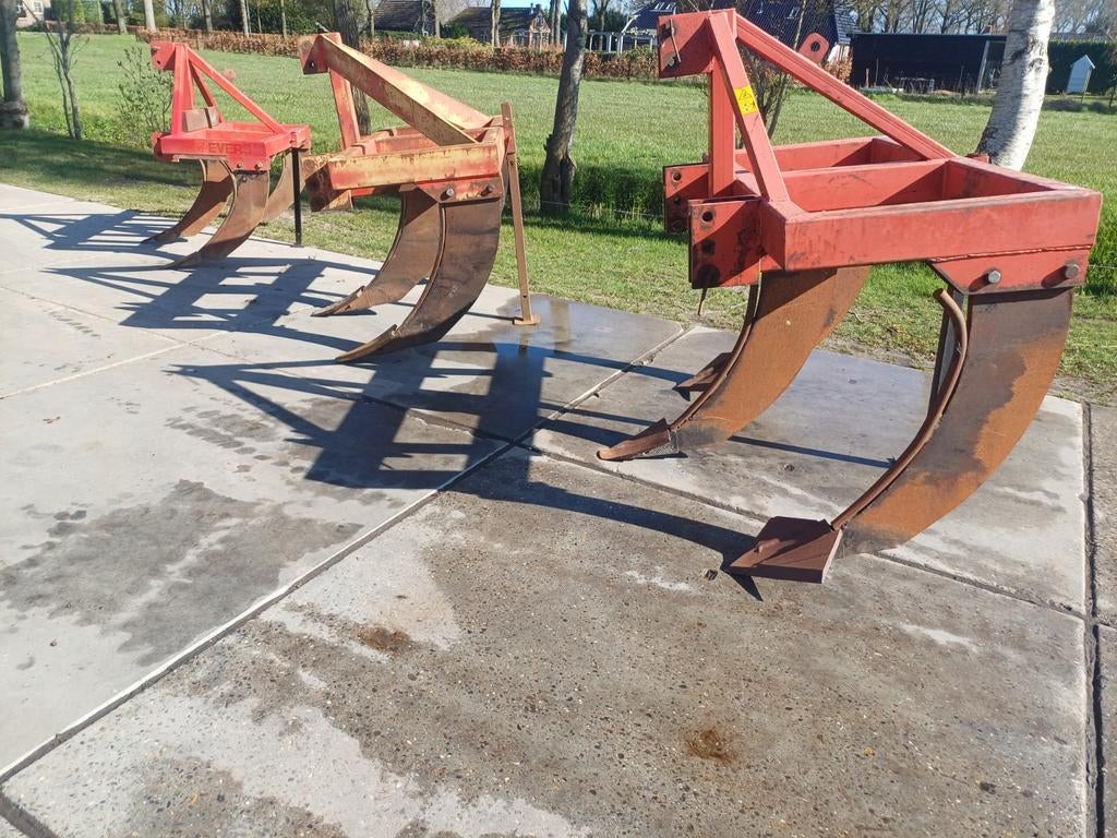 Evers woelpoot woeler woel poot cultivator, Ophalen, Grondbewerking