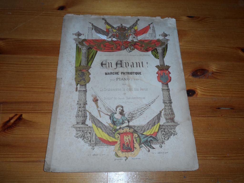 En avant - jacob van artevelde, Gebruikt, Ophalen of Verzenden, Artiest of Componist, Piano