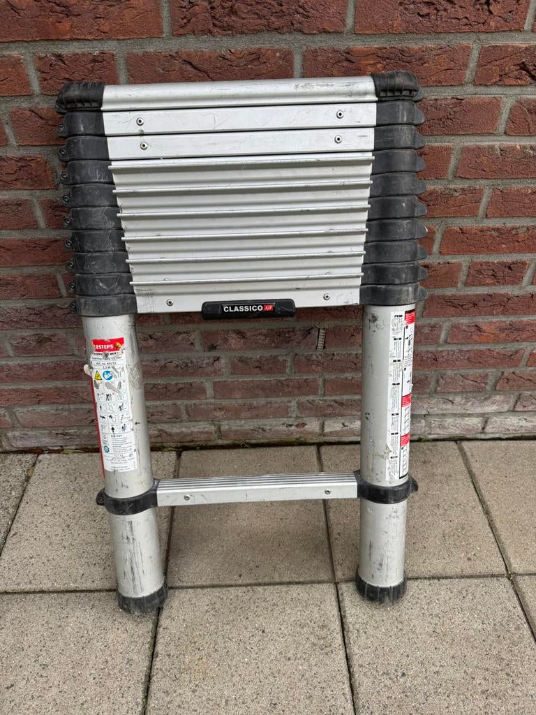 Telesteps classico 3,3 meter, Ophalen, Gebruikt, Ladder, Opvouwbaar of Inschuifbaar