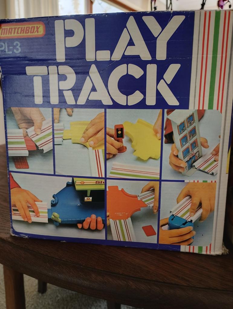 Vintage Matchbox Play Track PL-3 Racebaan Set, Kinderen en Baby's, Speelgoed | Racebanen, Overige merken, Zelf te bouwen, Ophalen of Verzenden