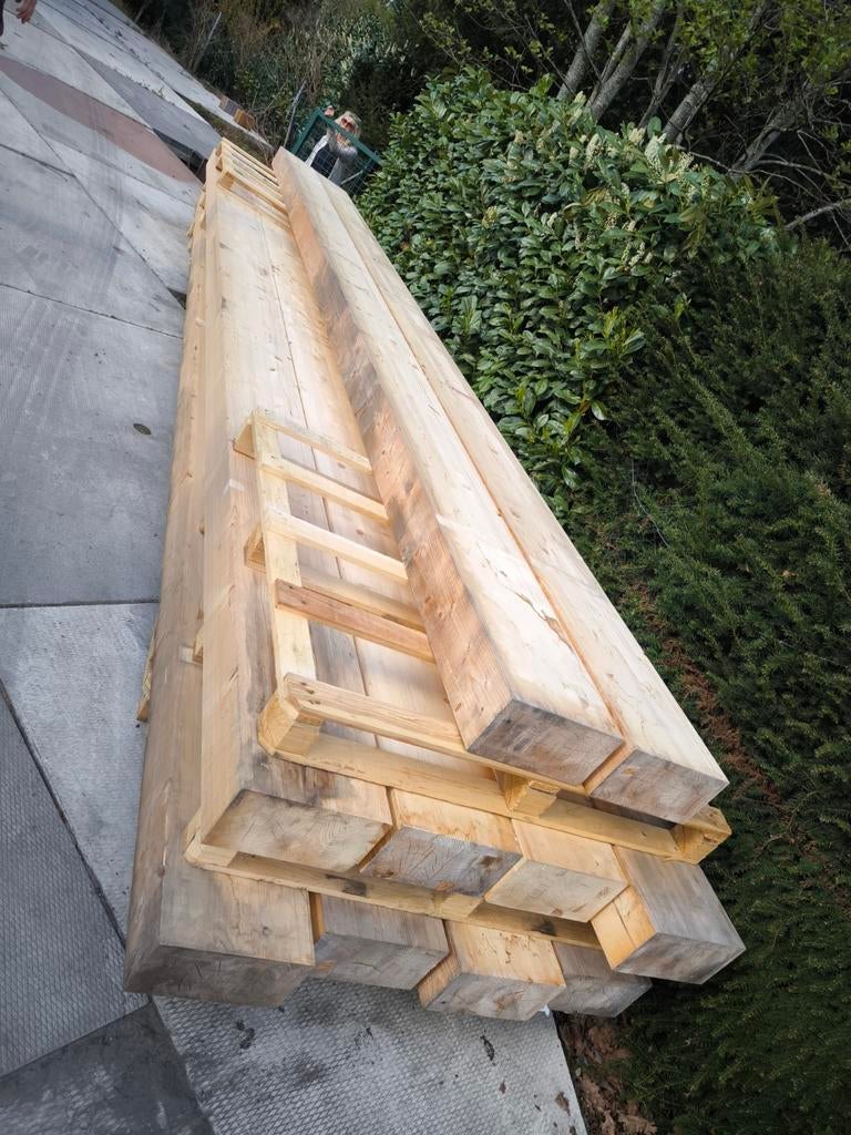 Houten Balken 6,2m x 30cm x 17cm - Prijs per balk, Ophalen of Verzenden