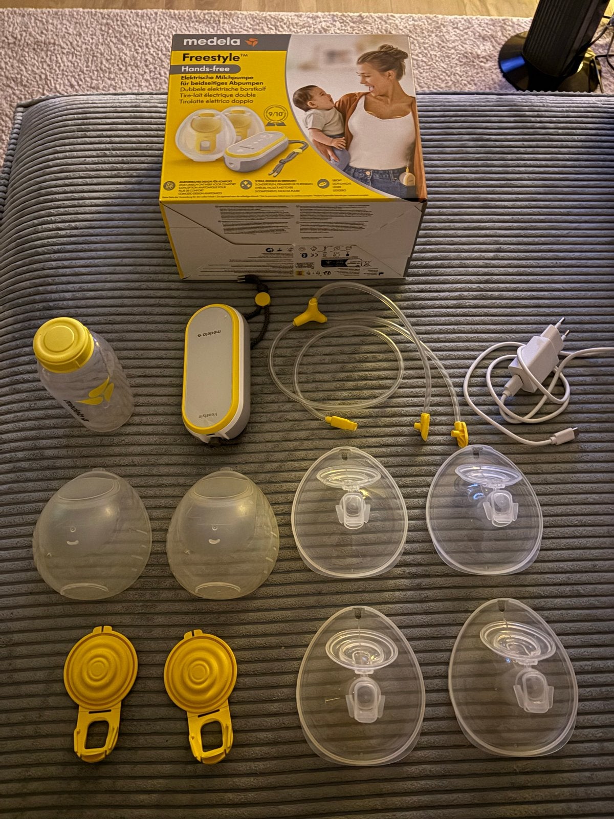 Medela Freestyle Hands-free Dubbele Elektrische Kolf, Ophalen of Verzenden, Zo goed als nieuw