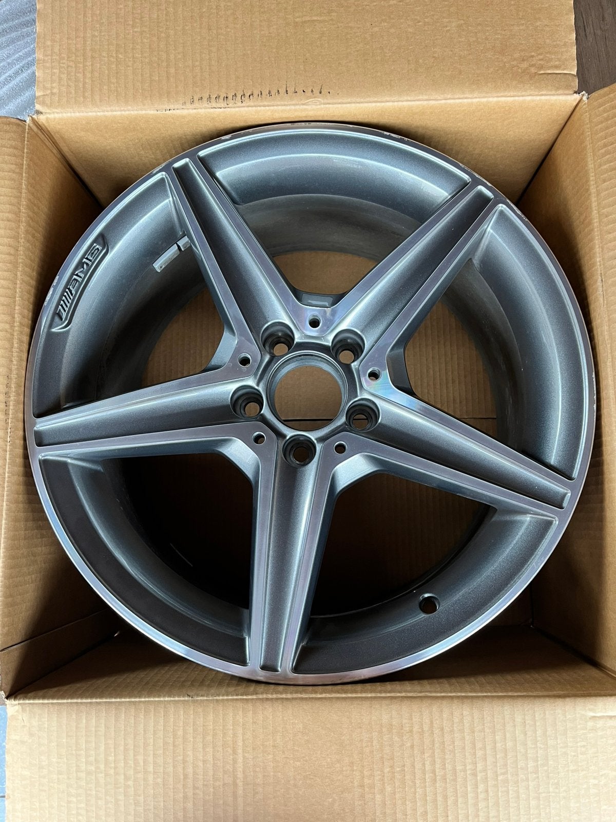Mercedes-Benz C-Klasse AMG velg! In Ede ophalen, Auto-onderdelen, Banden en Velgen, Ophalen, 18 inch, Velg(en), Zomerbanden