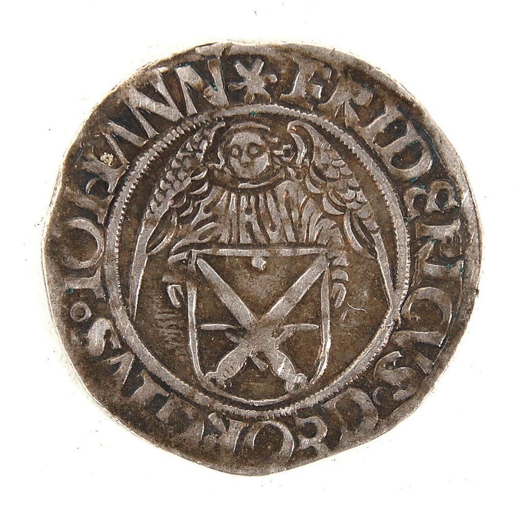 Ca 1500 Bucholz Schreckenberger munt Frederik III Duitsland, Ophalen, Duitsland, Losse munt, Zilver