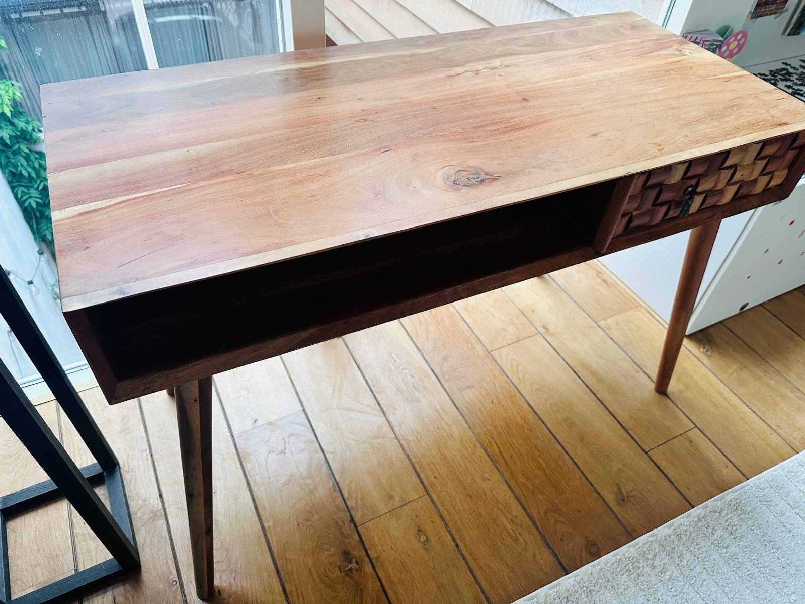 Bureau, Huis en Inrichting, Ophalen, Gebruikt, 115 cm, Hout