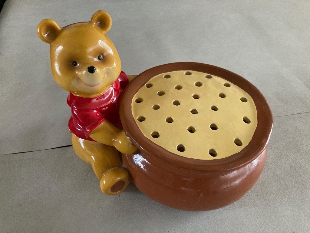 2 stuks samen winnie de pooh uideel pot bv potloden lollys, Ophalen of Verzenden, Nieuw, Versiering, Overige
