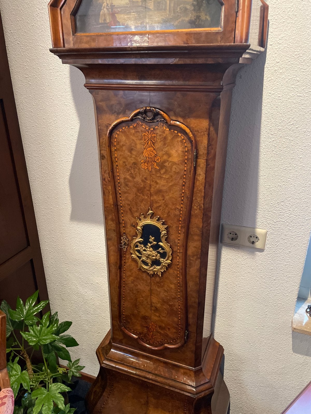 Bijzonder 18e-eeuws Amsterdams staand horloge, FL Dupuis, Antiek en Kunst, Antiek | Klokken, Ophalen