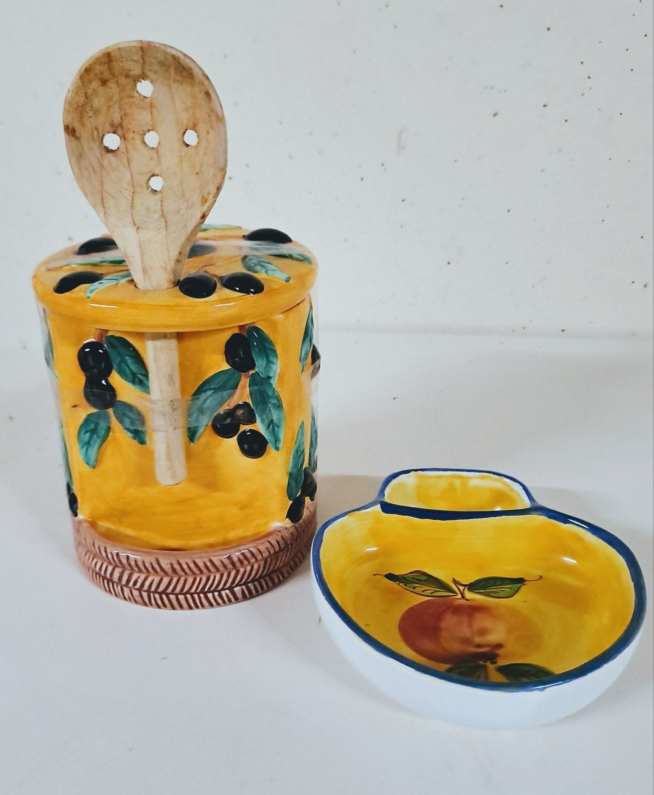 Olijfpot Aardewerk uit spanje/schaaltjes/prijs per stuk, Antiek en Kunst, Ophalen of Verzenden
