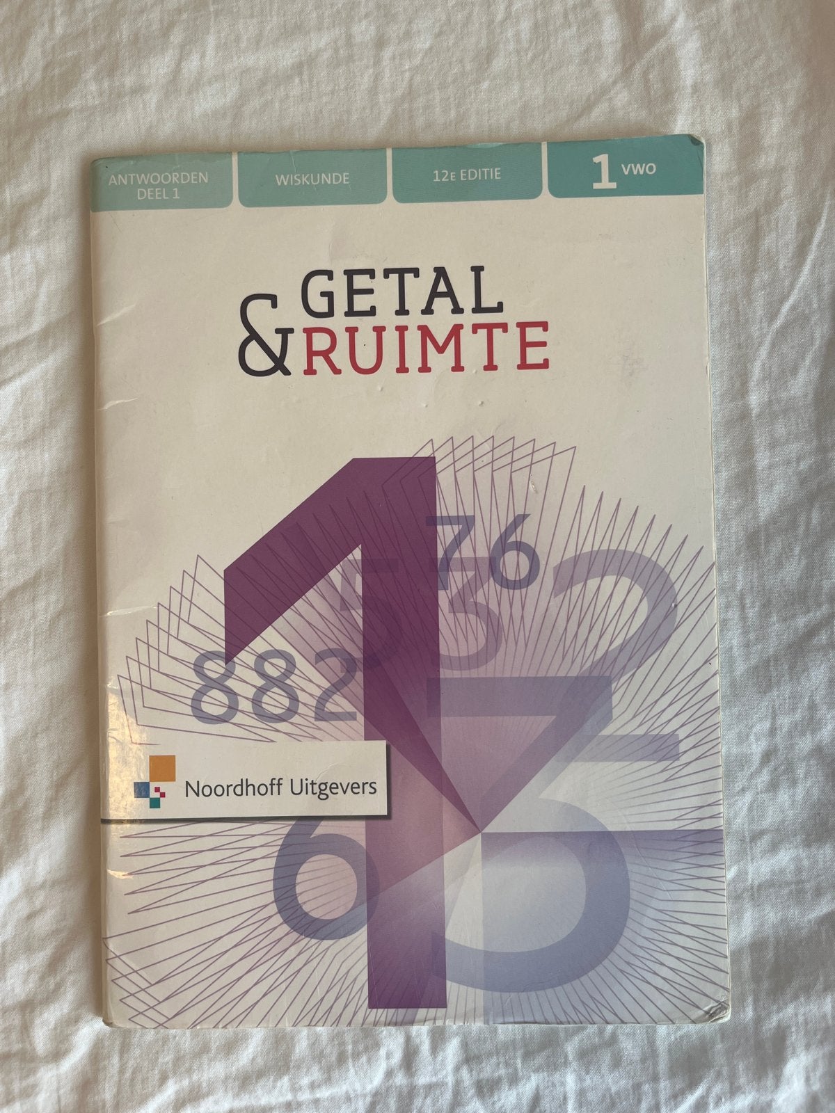 Getal & Ruimte Wiskunde 1 VWO Antwoorden Deel 1 12e editie, Boeken, Ophalen of Verzenden, Zo goed als nieuw, VWO, Wiskunde A