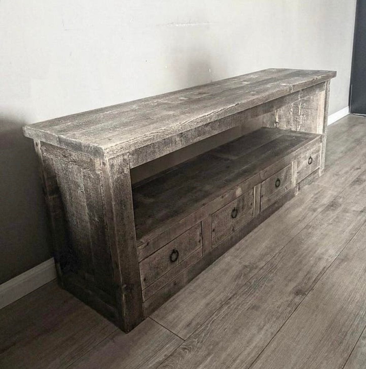 ~Stoer Sober Landelijk Houten Tv-Meubel/Wandmeubel~, Ophalen of Verzenden, Nieuw