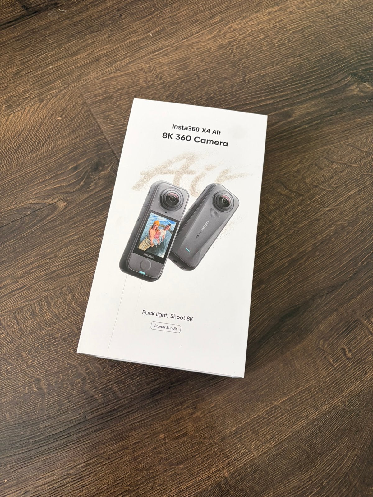 Insta360 X4 AIR 8K actie camera Starter bundle, Ophalen of Verzenden, Zo goed als nieuw, Overige merken