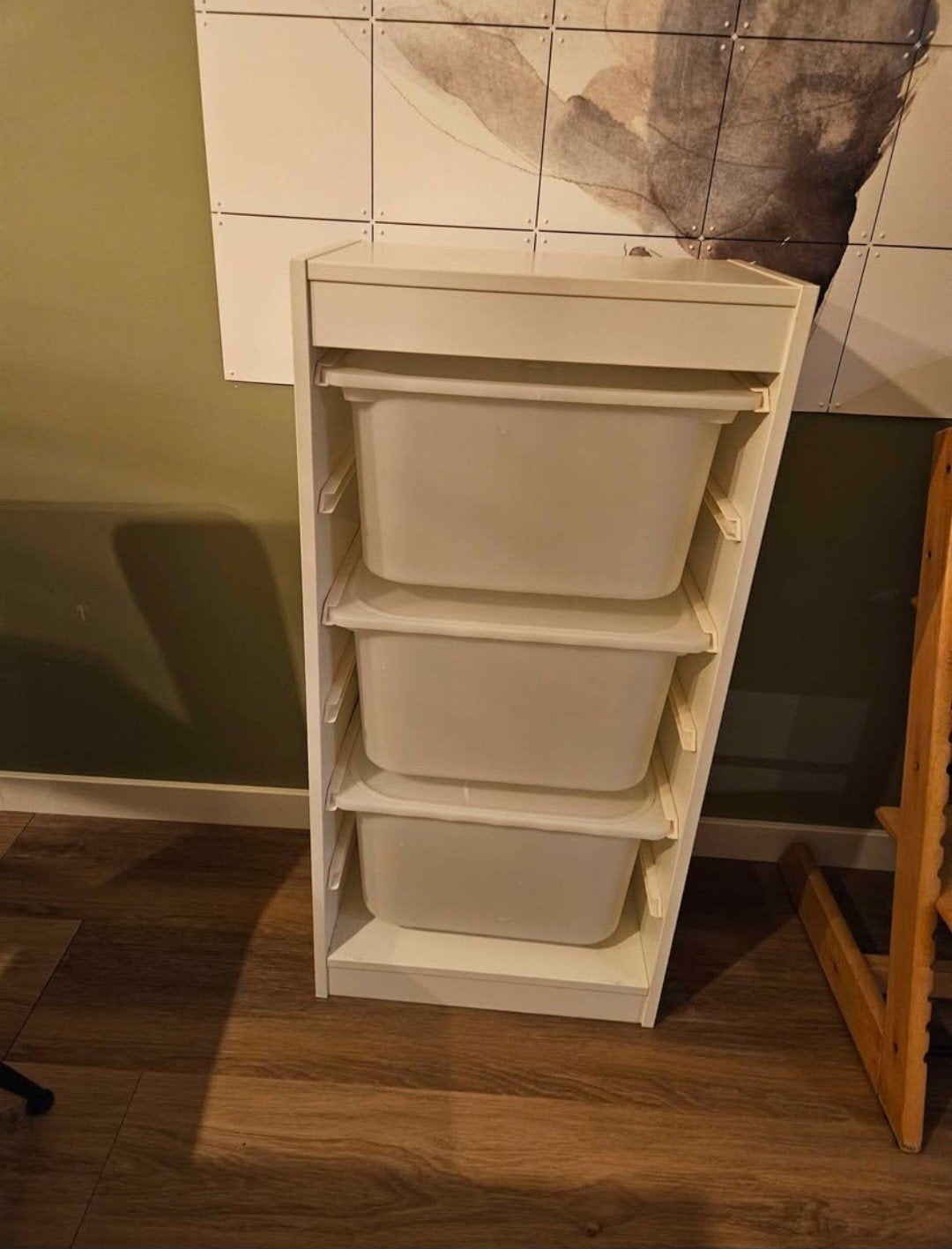 IKEA Trofast opbergkast met 3 bakken, Ophalen, Zo goed als nieuw