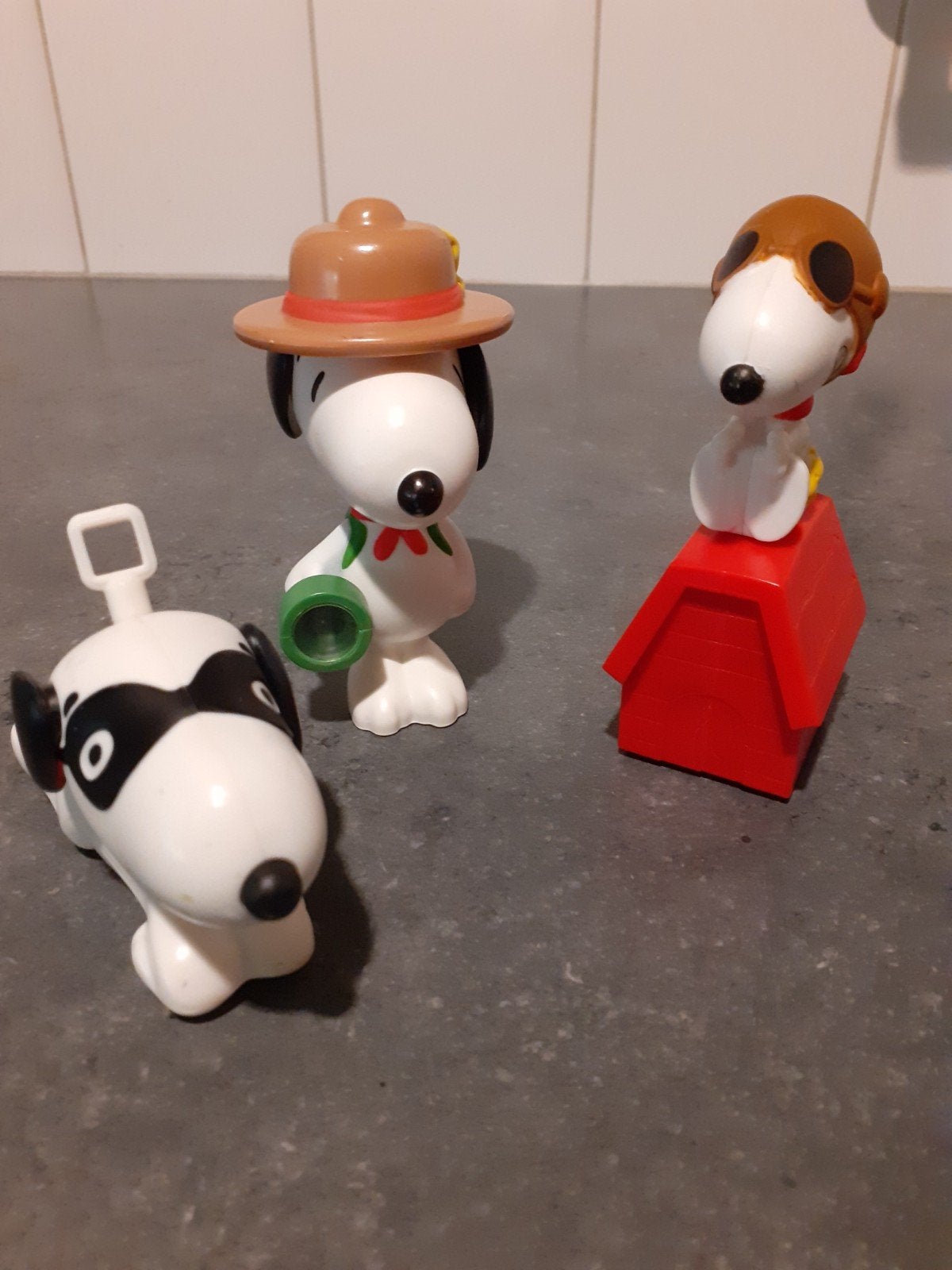 Snoopy figuren - set van 3, Ophalen of Verzenden, Gebruikt