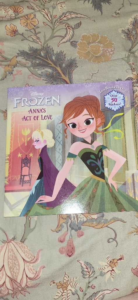 Frozen duo boek met stickers, Boeken, Stripboeken, Random house, Verzenden, Eén stripboek, Zo goed als nieuw