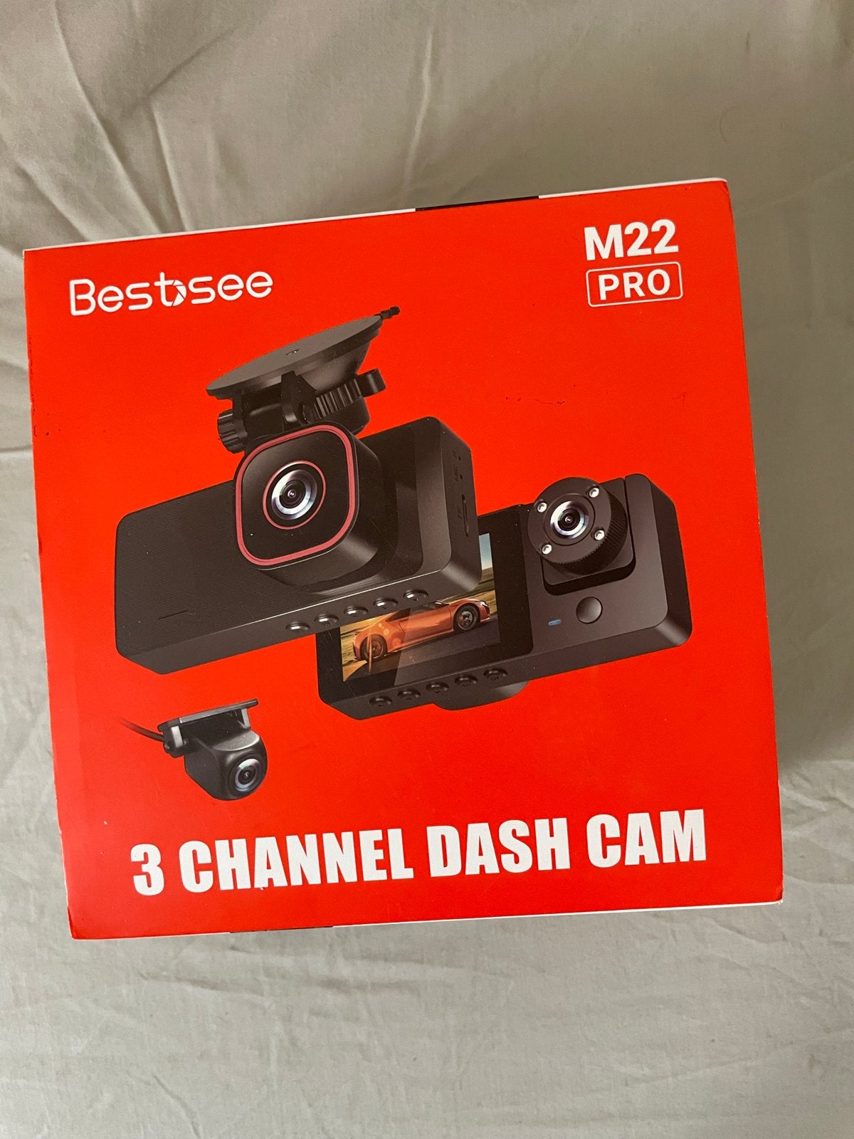 Bestsee M22 Pro 3-kanaals Dashcam, Ophalen of Verzenden, Nieuw