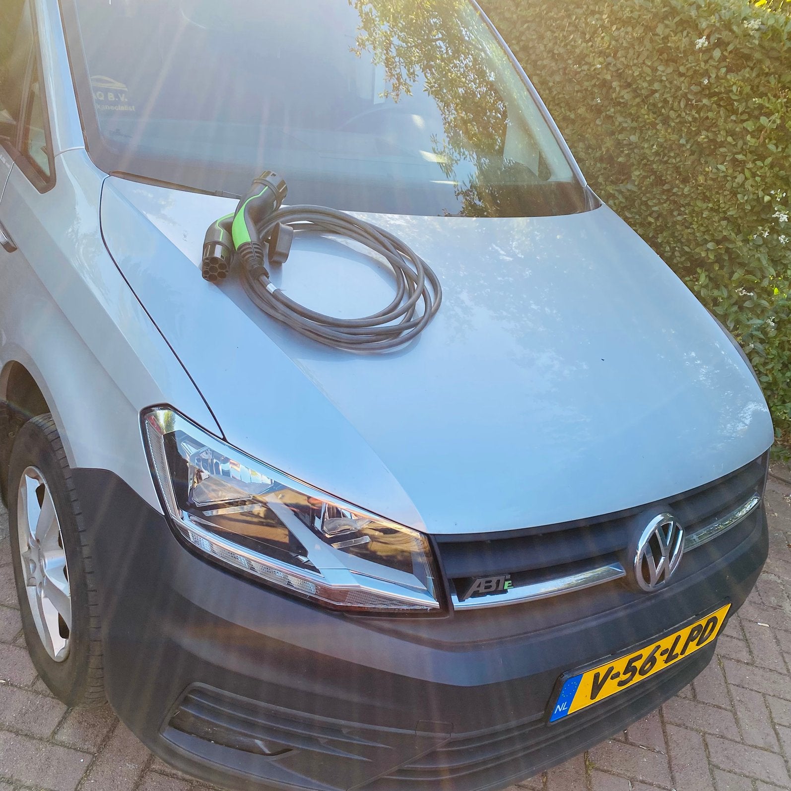 ABT E-line ABT E-caddy 2021 Grijs, Auto's, 750 kg, Volkswagen, Elektrisch, 2 stoelen