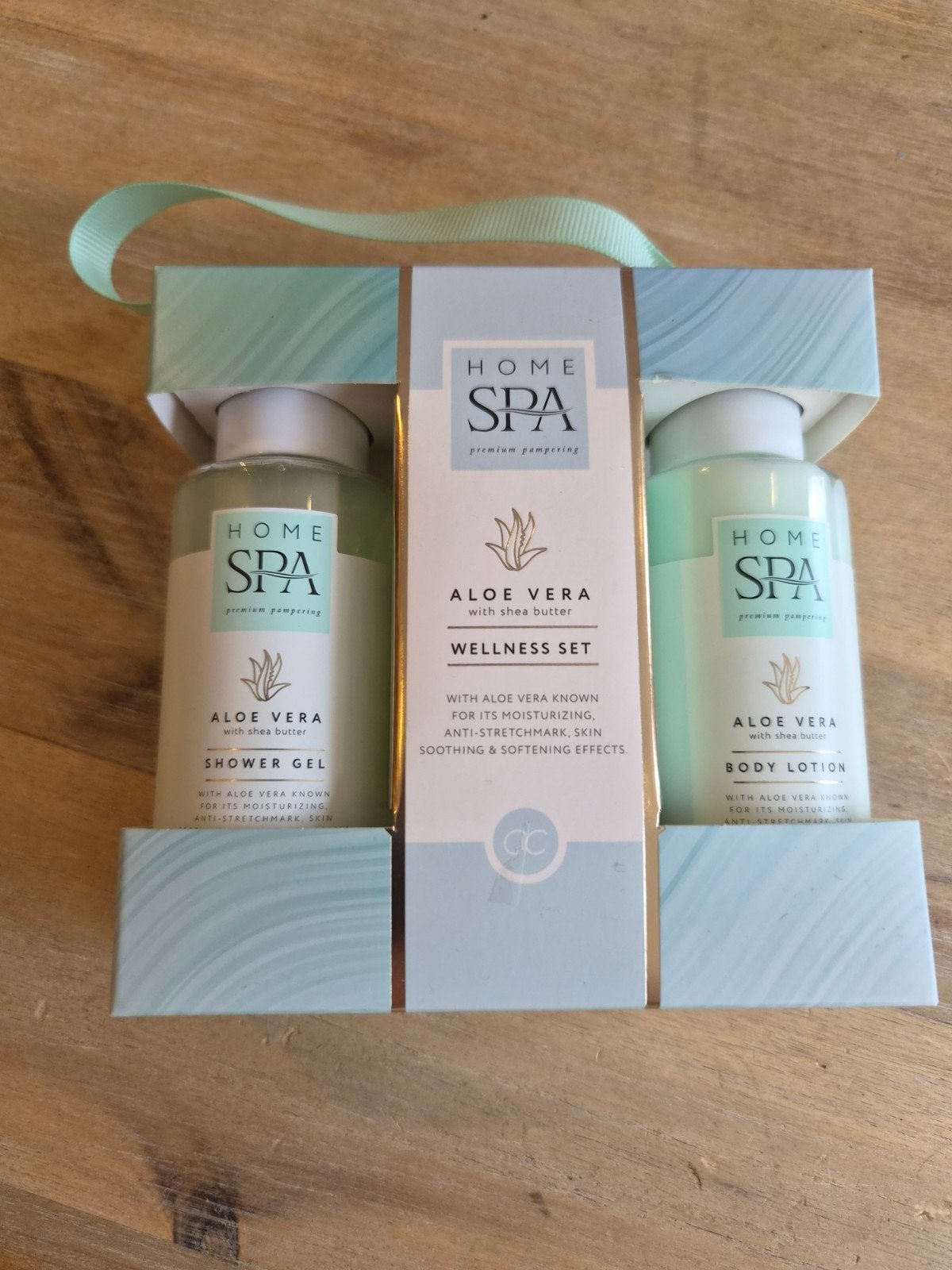 Home Spa Wellness Set Aloë Vera met Shea Boter, Ophalen of Verzenden, Nieuw, Bad & Douche