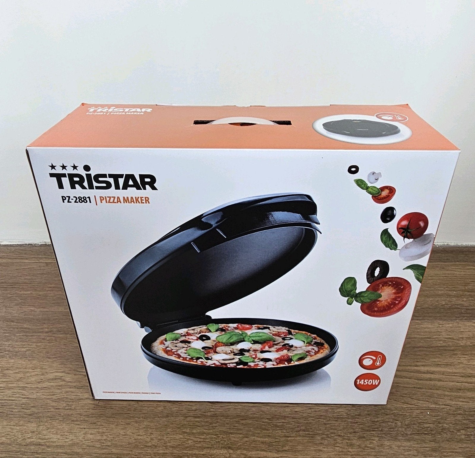 Tristar PZ-2881 Pizza Maker - Nieuw in doos, Minder dan 45 cm, Minder dan 45 cm, Pizzaoven, Nieuw