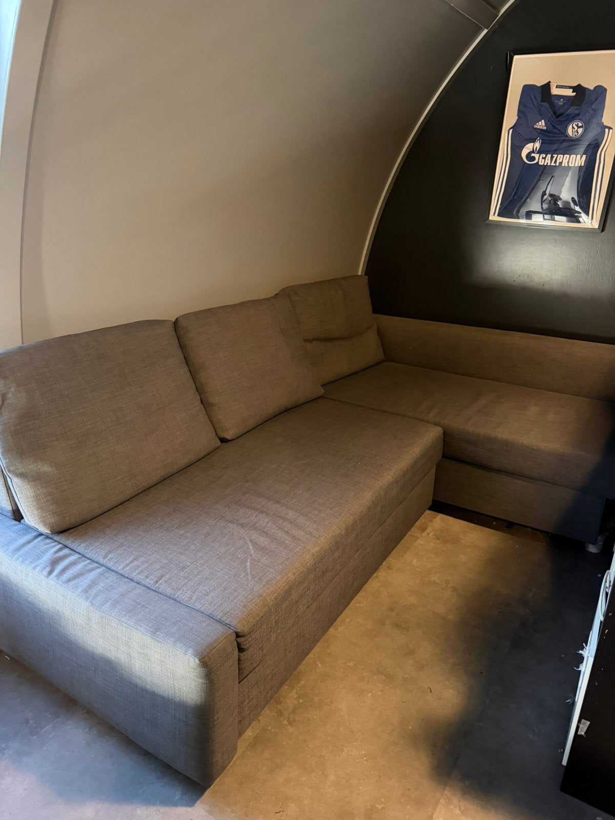 Ikea hoek/slaapbank inclusief bergruimte, Huis en Inrichting, Ophalen, Zo goed als nieuw, Tweepersoons, 140 cm