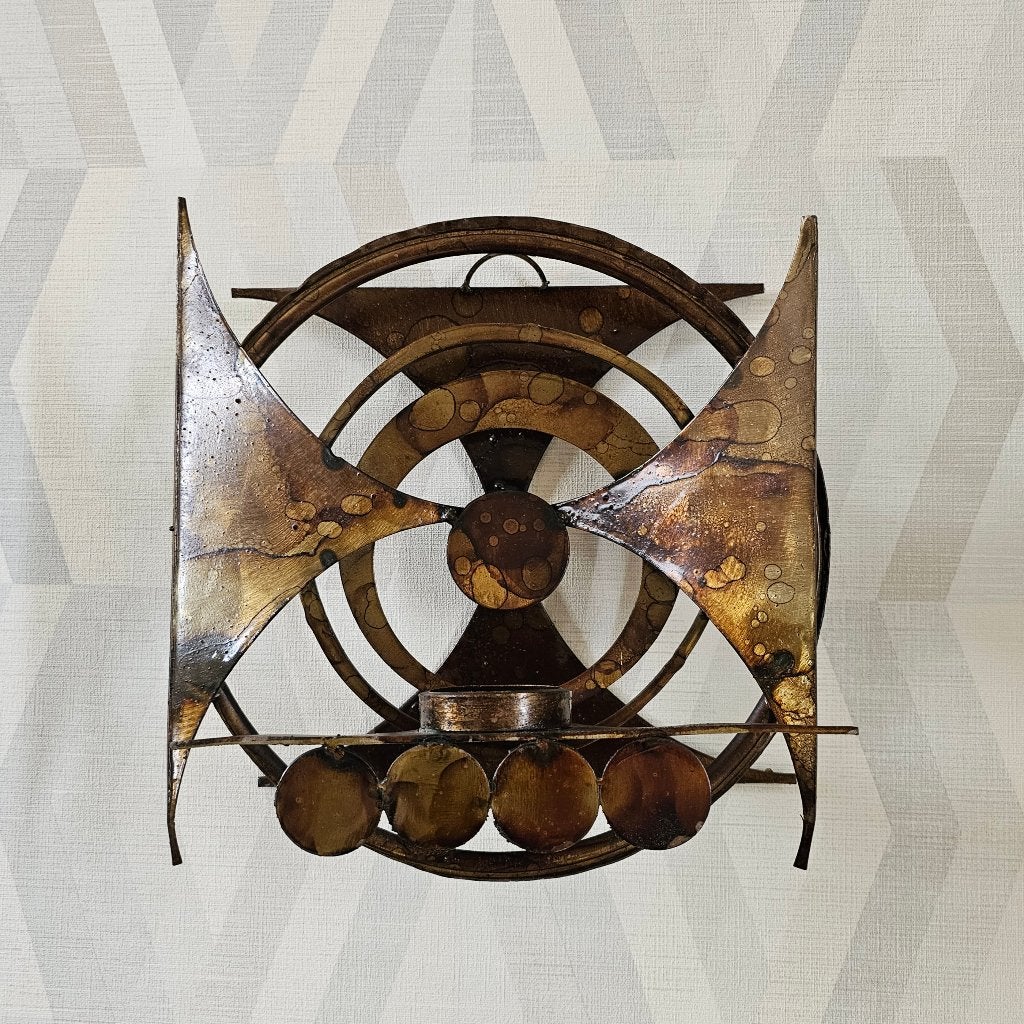 Henrik Horst Wandkandelaar Sculptuur - vintage Deens design, Ophalen of Verzenden