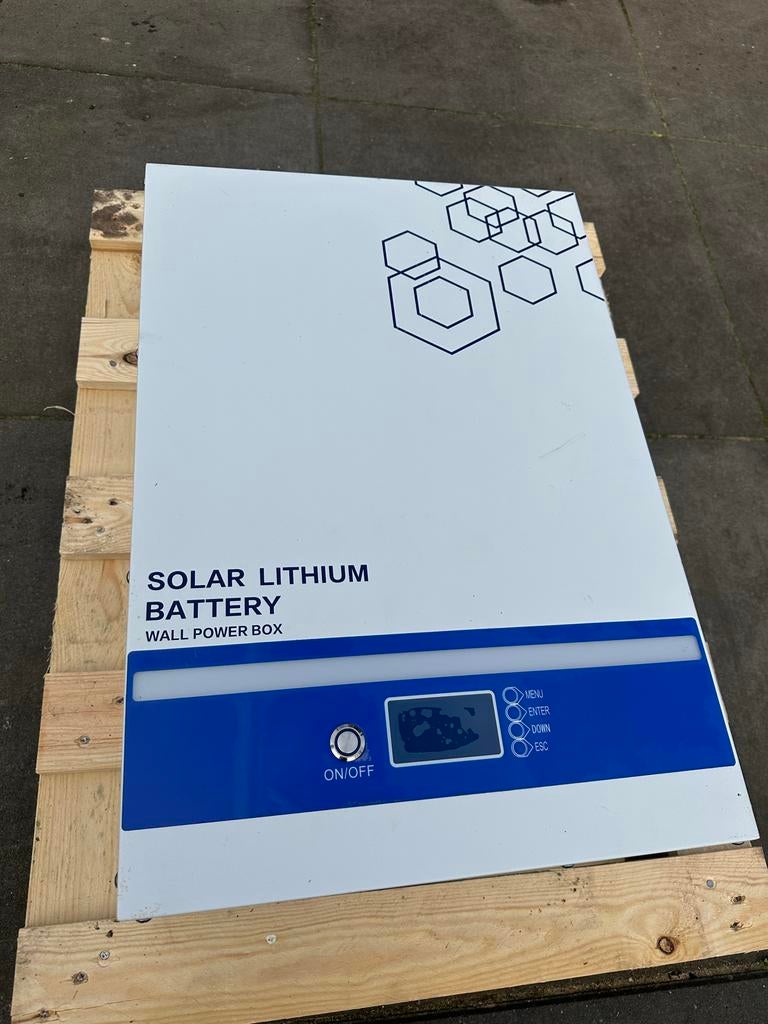 LiFePO4 4,8 kWh Thuisbatterij - Solar Lithium Batterij, Ophalen, Zo goed als nieuw