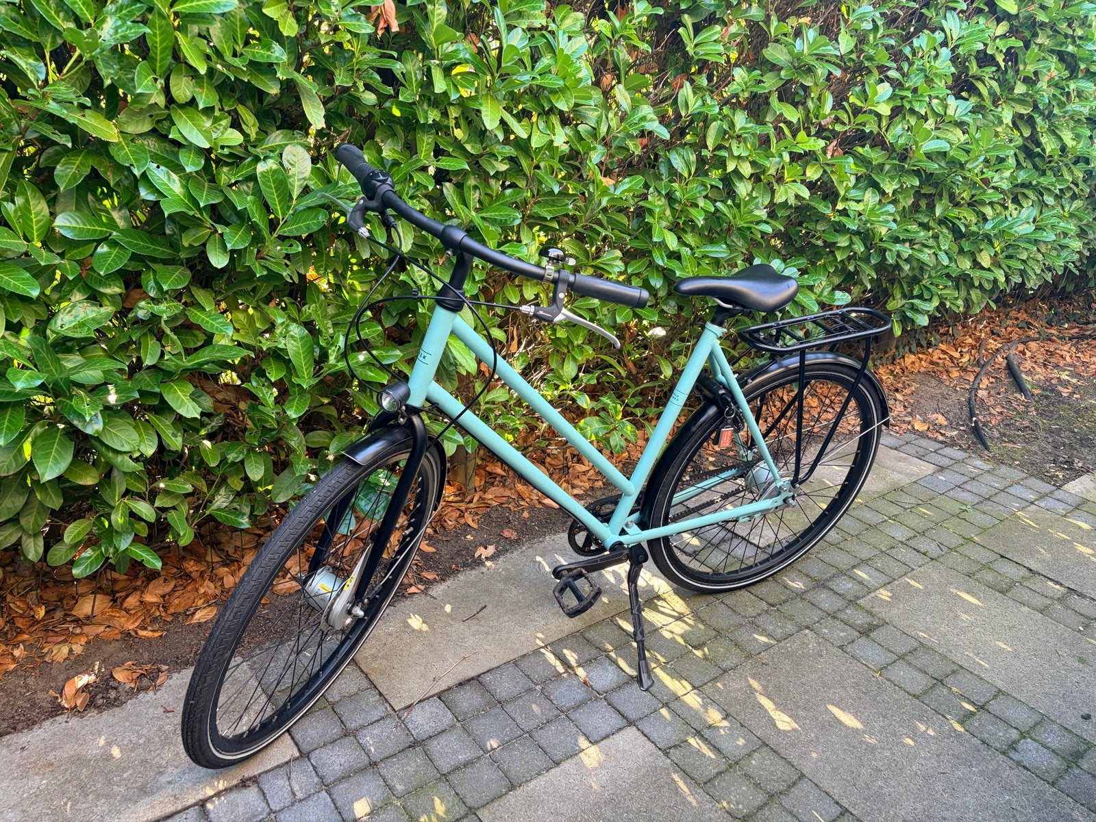 Brik fiets met 8 versnellingen en riemaandrijving, Fietsen en Brommers, 53 tot 56 cm, Velgrem, Versnellingen, Zo goed als nieuw