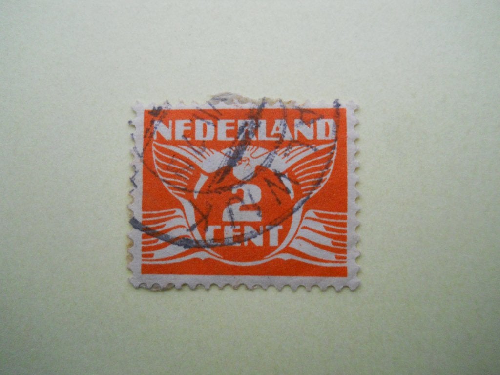 Nederland 1925 Vliegende duif Nvph.173 Rondstempel Waalwijk, Ophalen of Verzenden, T/m 1940, Gestempeld