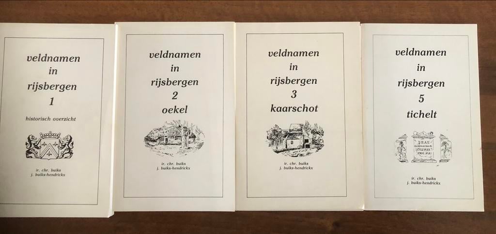 Veldnamen you n Rijsbergen, Ophalen of Verzenden