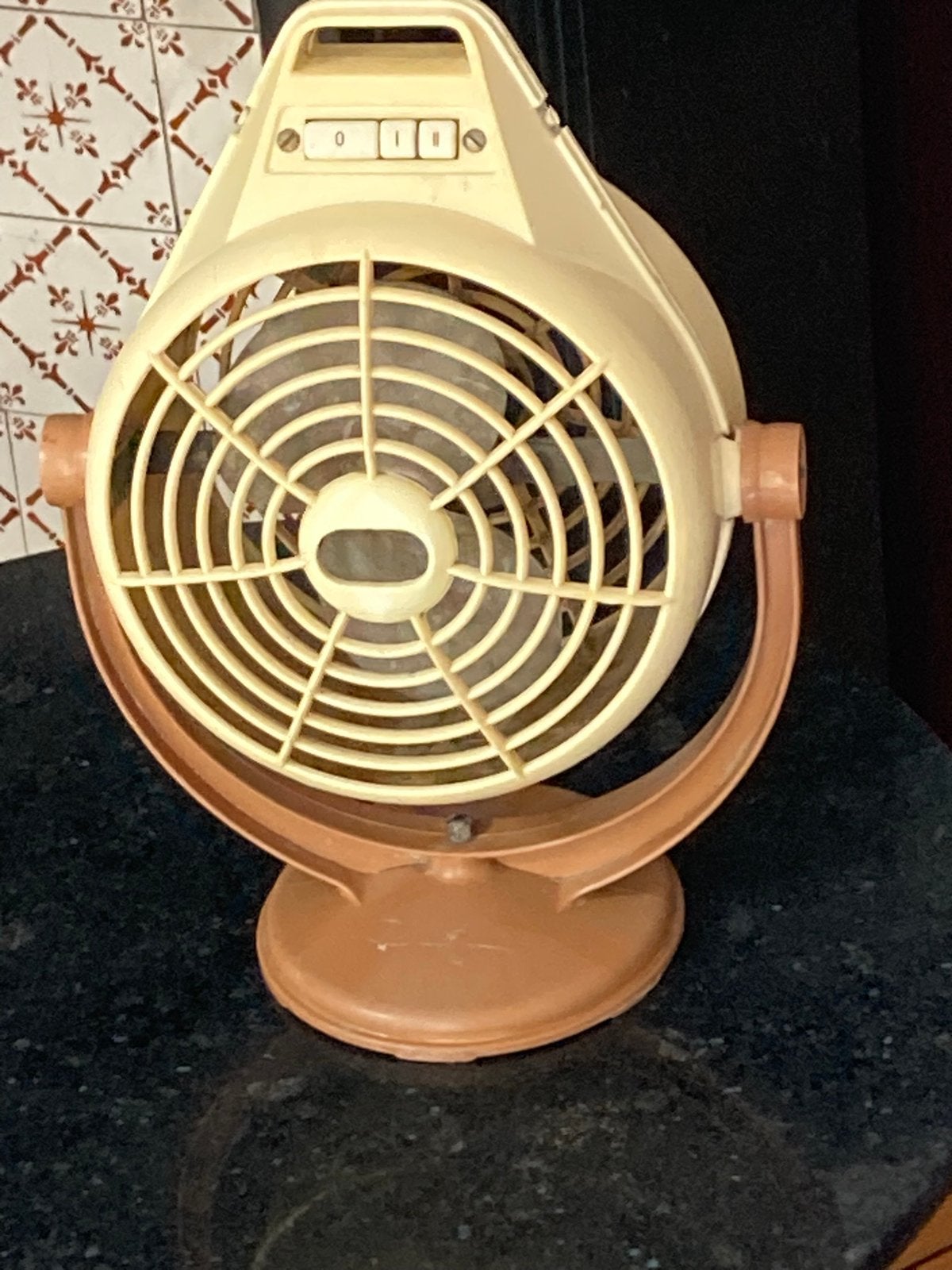 Vintage Duitse ventilator uit de jaren 60/70, Ophalen, Gebruikt, Tafelventilator