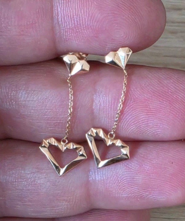 Oorbellen 18k goud, Ophalen of Verzenden, Goud, Goud