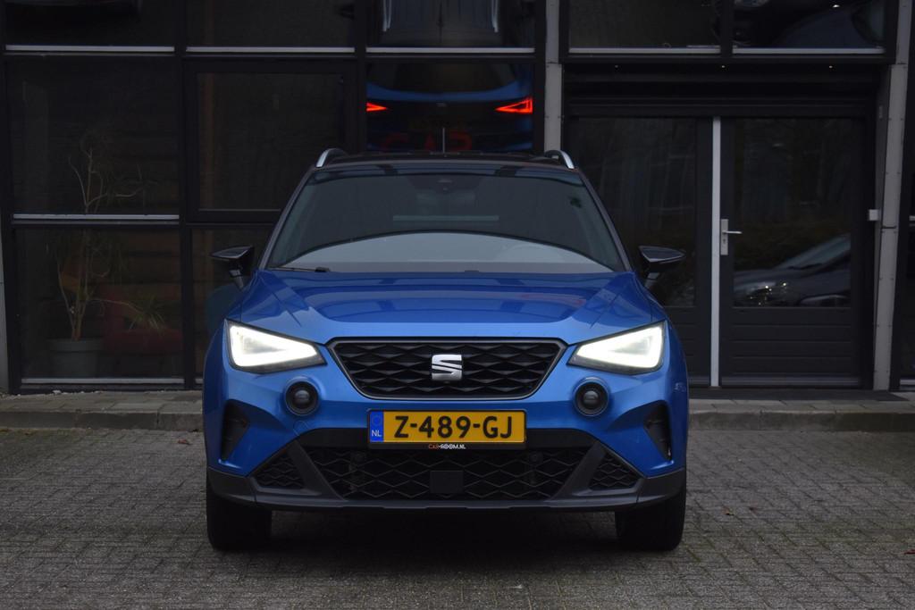 SEAT Arona 1.0 TSI FR Virtual Xenon Lane DCC Keyless Camera, Blauw, 49 €/maand, Bedrijf, 3 cilinders