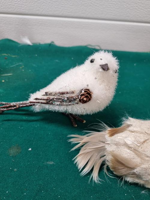 Kerst vogel en uiltje deco, [a646], Diversen, Kerst, Ophalen of Verzenden, 'T Olde Gre-j, Info@toldegrej.nl, Endepoelstraat 20f Didam