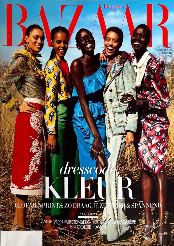Harper's Bazaar Nederland - Juni 2017 - Dresscode Kleur, Ophalen of Verzenden, Zo goed als nieuw, Glossy