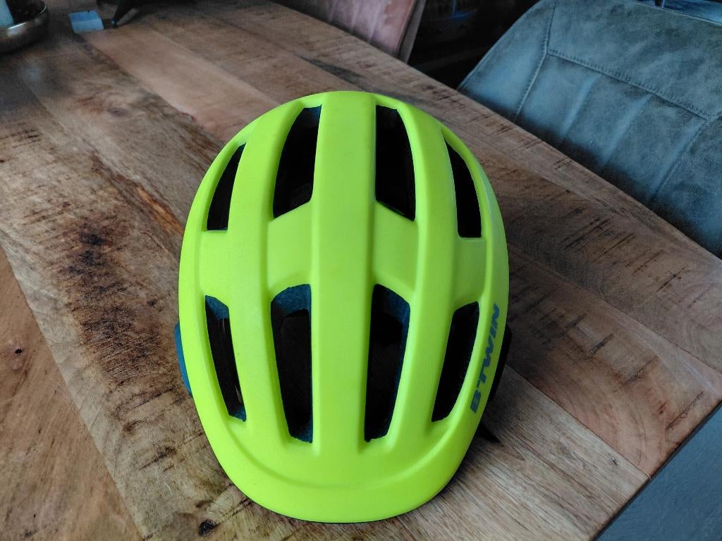 FIETSHELM BTWIN Maat 58-61, Fietsen en Brommers, Btwin / Decathlon, Ophalen of Verzenden, Zo goed als nieuw, L