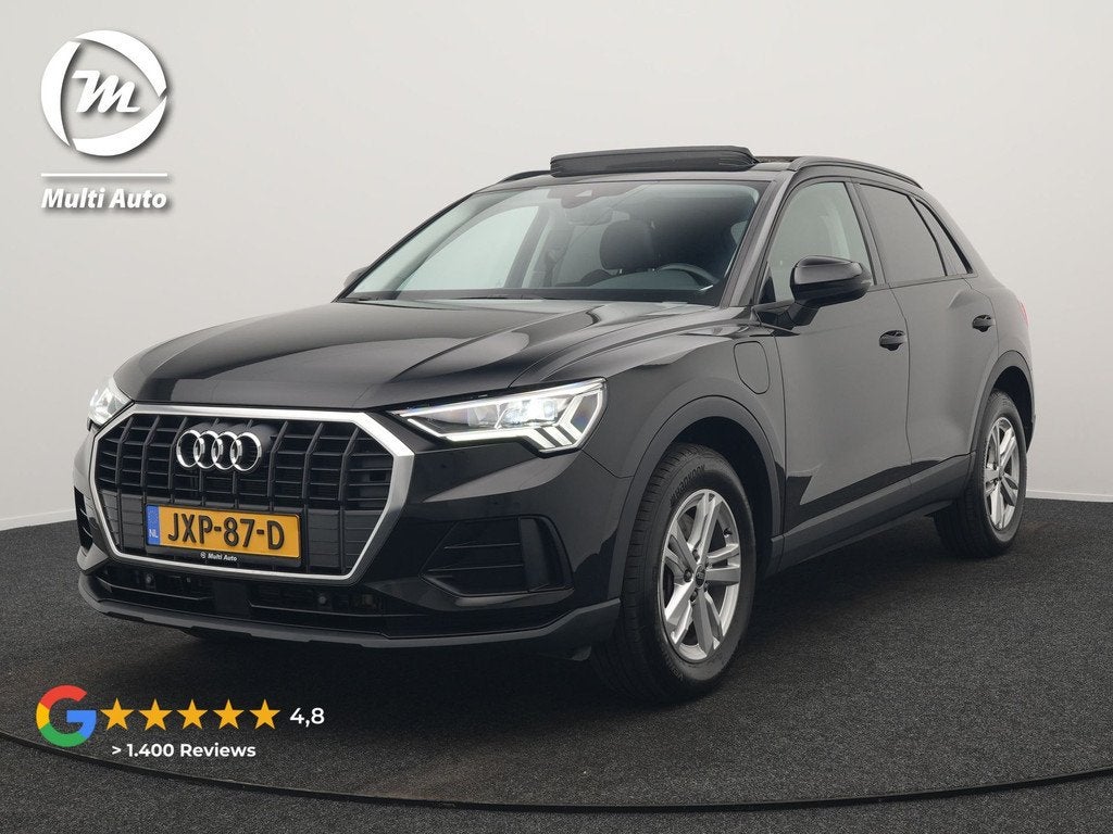 Audi Q3 45 TFSI e PHEV 245pk Dealer O.H. | Trekhaak Af Fabri, Automatische klimaatregeling, Gebruikt, Zwart, Hybride Elektrisch/Benzine