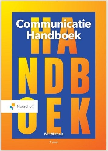 Communicatie Handboek, Boeken, Wil Michels, Nieuw, Alpha, HBO