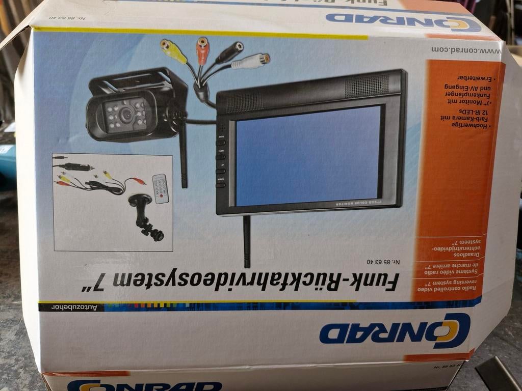Paardentrailer/  Achteruitrijcamera conrad  met 7" Monitor, Ophalen of Verzenden