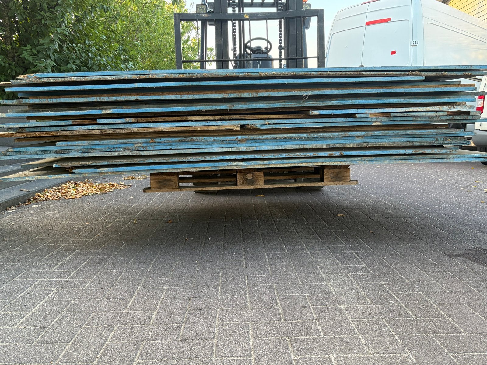 Betonplex platen populieren - bekisting (25-30 stuks), Gebruikt, Minder dan 25 mm, Overige typen, Ophalen of Verzenden