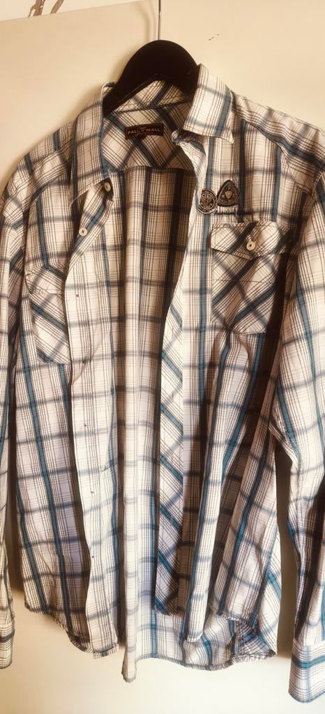 Pme overhemd, Verzenden, Zo goed als nieuw, Blauw, Halswijdte 43/44 (XL)