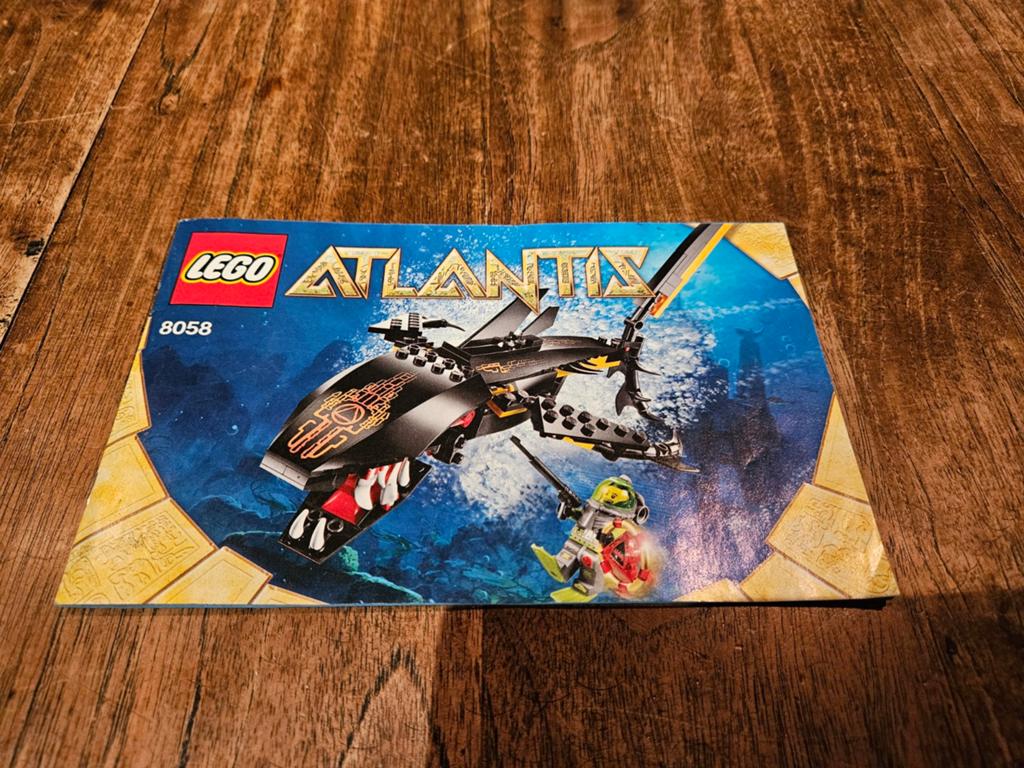 8058 Lego Atlantis compleet met boekje, Ophalen of Verzenden, Gebruikt
