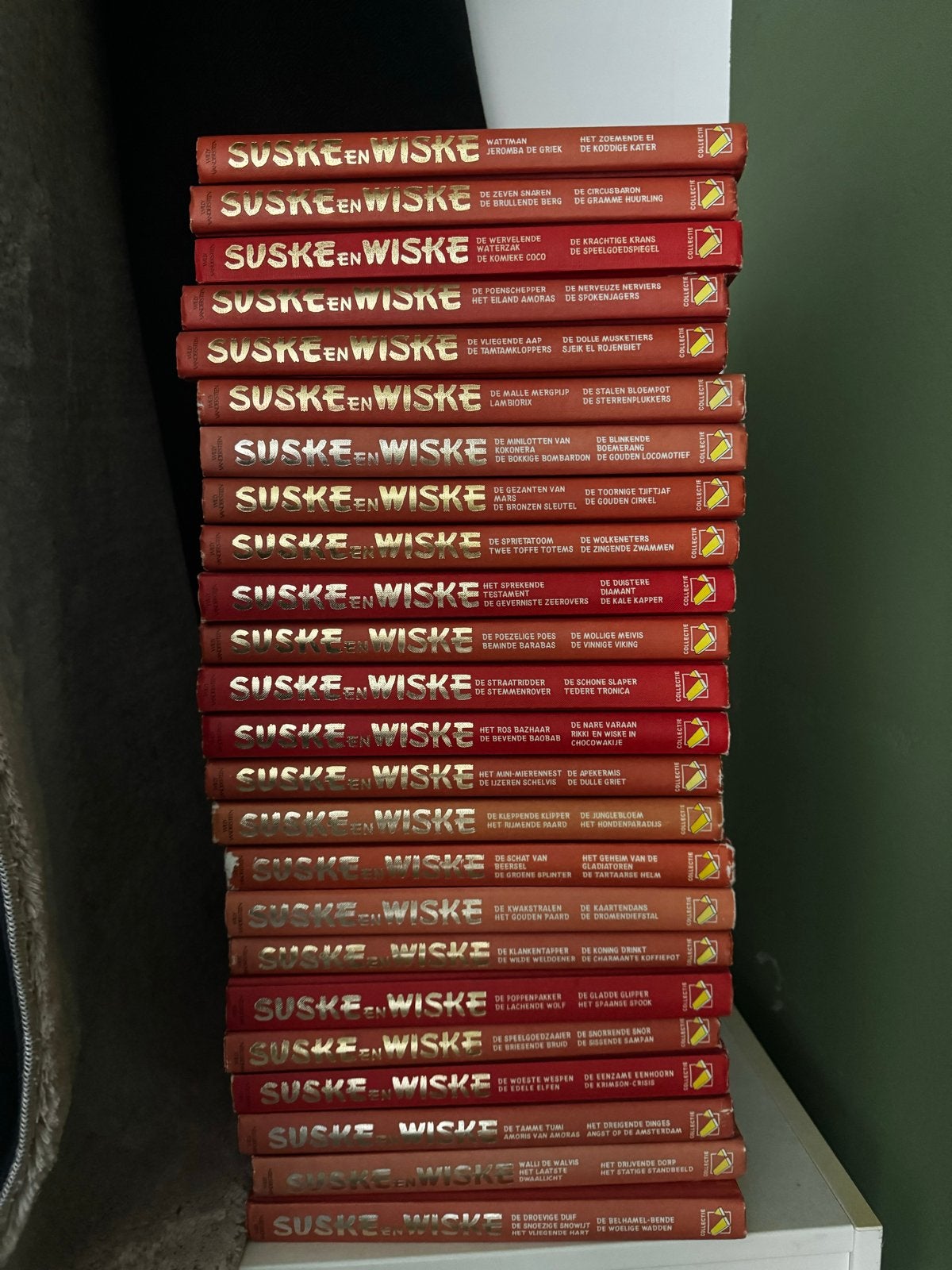 Grote collectie Suske en Wiske stripboeken, Boeken, Meerdere stripboeken, Ophalen of Verzenden, Gelezen