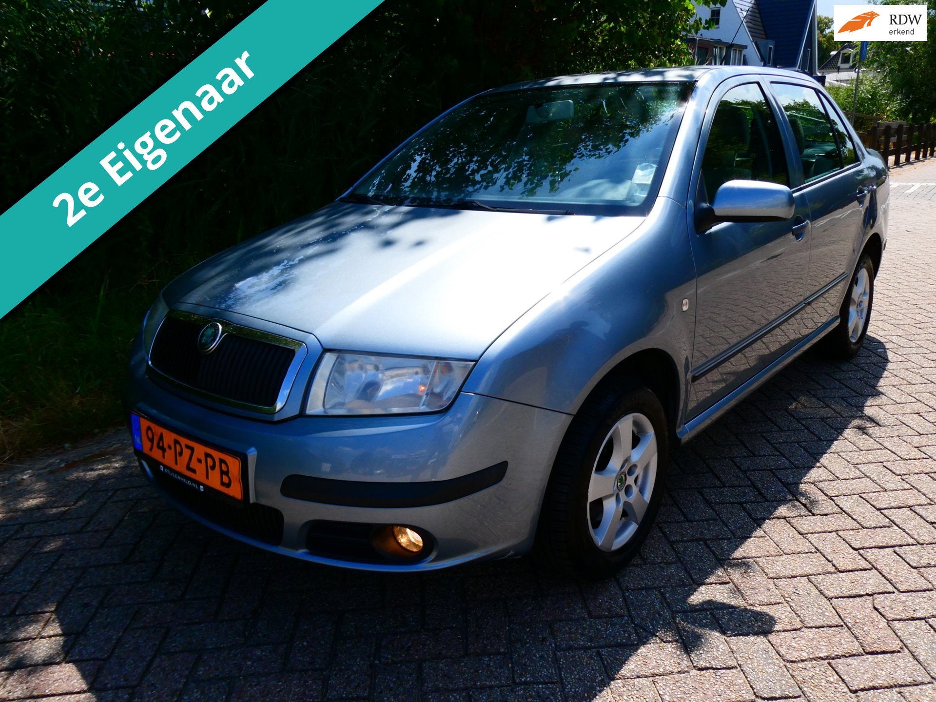 Skoda Fabia 1.4-16V Sedan Automaat 2e eig. Airco Cruise Trek, Auto's, Skoda, Gebruikt, Beige, 4 cilinders, 49 €/maand