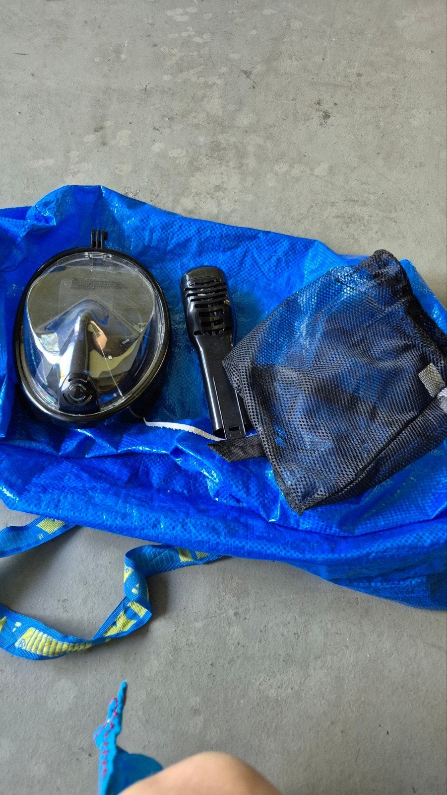 Nieuw ! Snorkelmasker volgelaat met snorkel, Ophalen, Nieuw, Duikbril of Snorkel