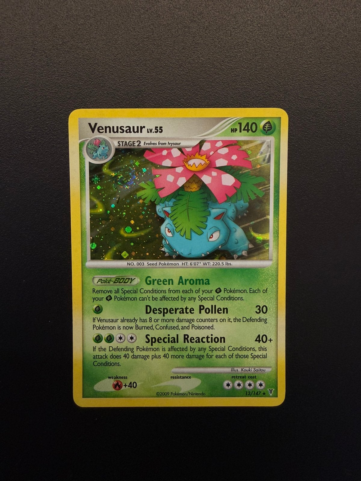 Venusaur LV.55 (13/147), Ophalen of Verzenden, Zo goed als nieuw