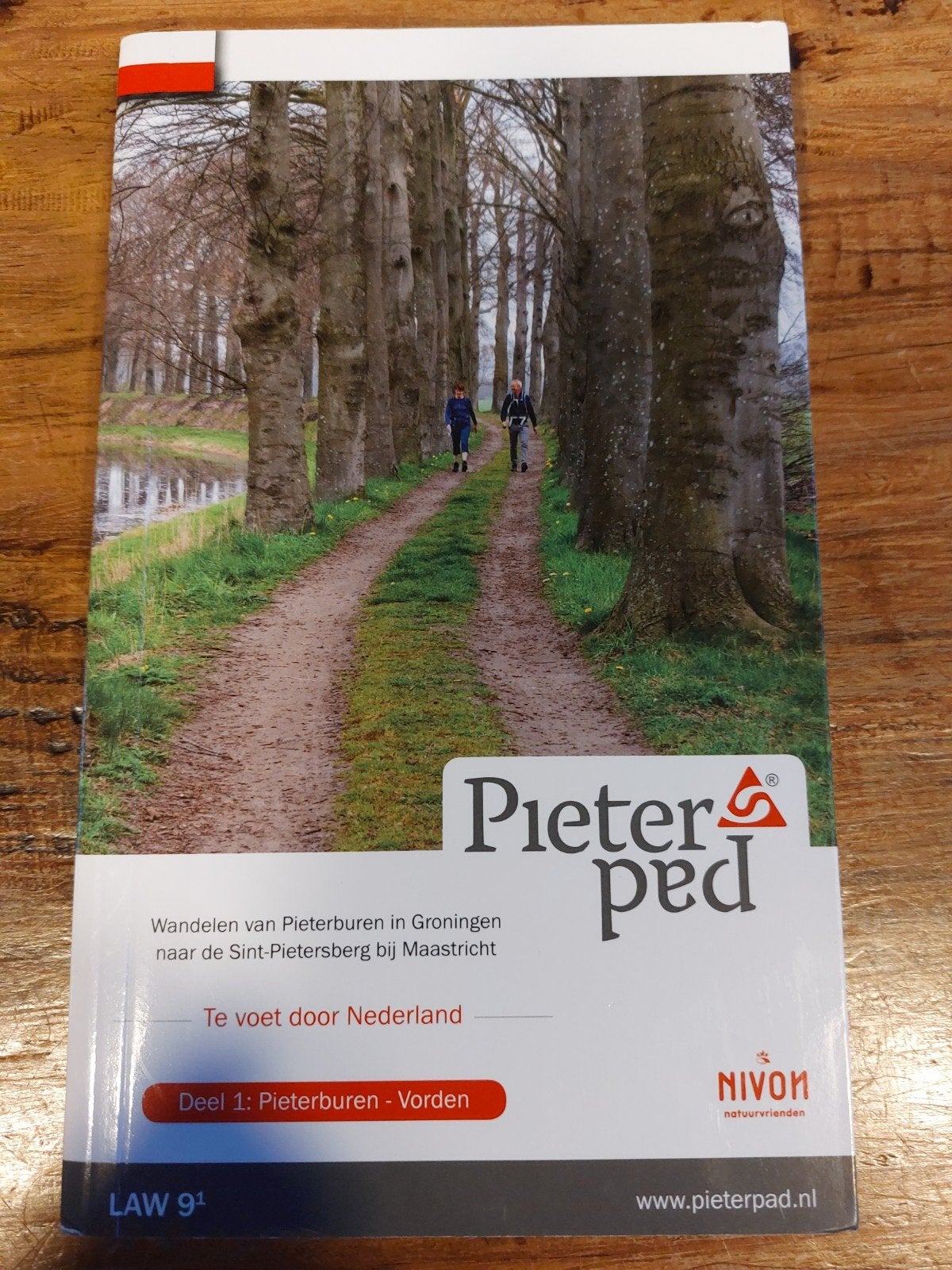Pieterpad Deel 1: Pieterburen - Vorden (LAW 9-1), Overige merken, Fiets- of Wandelgids, Ophalen of Verzenden, Zo goed als nieuw