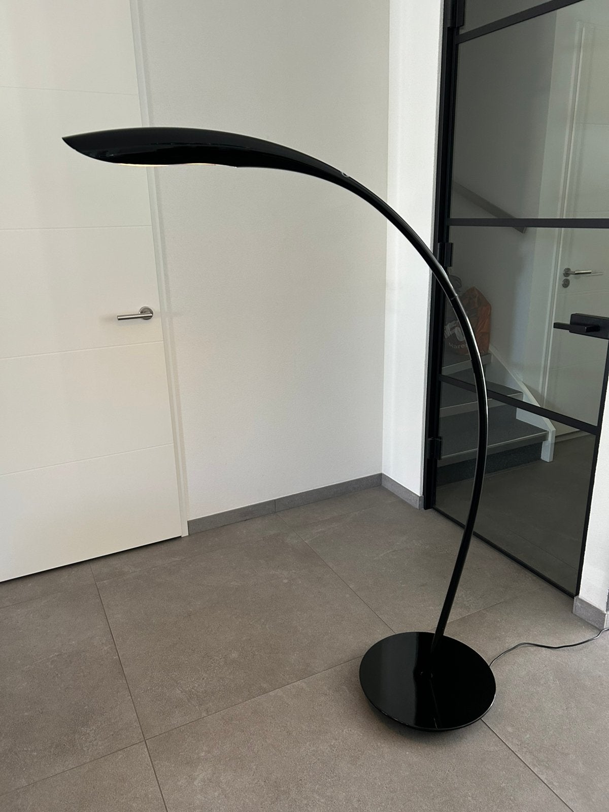 Artmide doride design dimbare boog vloerlamp., Ophalen, Zo goed als nieuw, 150 tot 200 cm