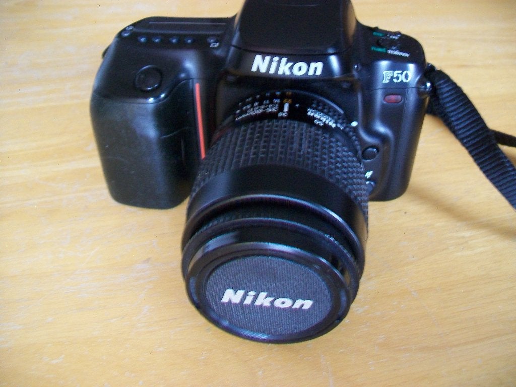 Fotocamera Nikon F50 analoog, Ophalen of Verzenden, Zo goed als nieuw, Compact, Nikon