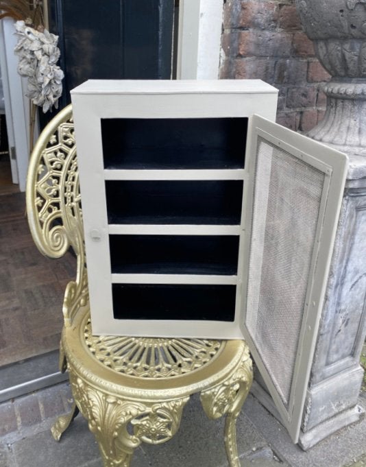 Brocante vliegenkastje klein kastje oud hangkastje kast VdlM, Huis en Inrichting, Ophalen of Verzenden, Zo goed als nieuw