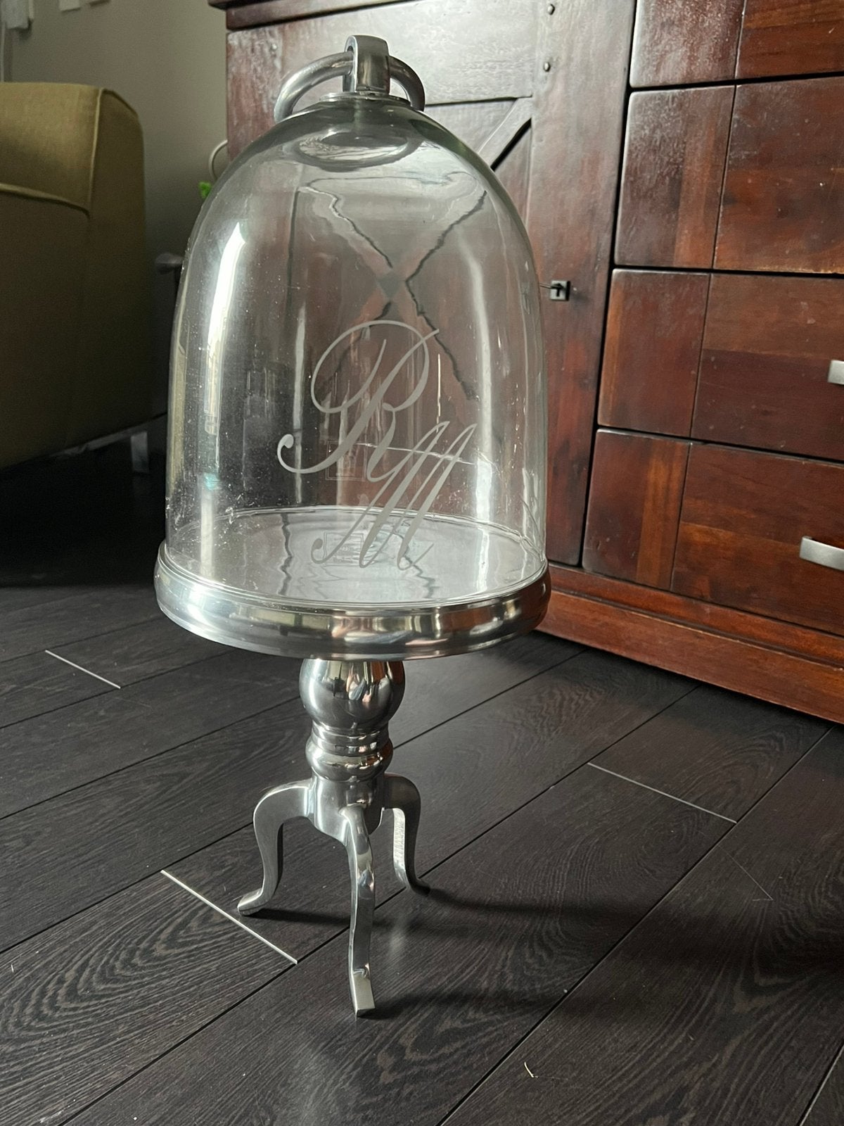 Riviera Maison Cordoba oval stolp met mini tafel, Huis en Inrichting, Woonaccessoires | Stolpen, Ophalen of Verzenden, Zo goed als nieuw